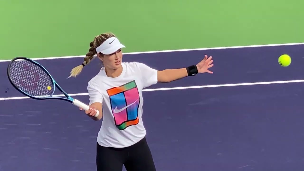 Anna Kalinskaya vs Samsonova: Stunning Female Tennis Players in Practice #WTA #IndianWells 117