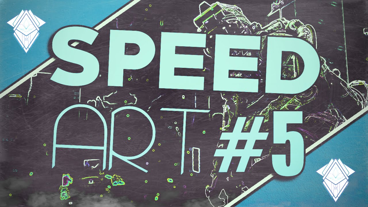 Speed Art #5 | Just Blue
