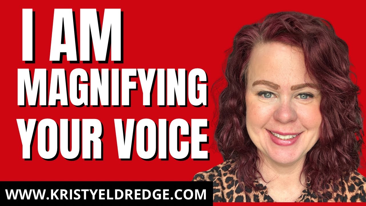 Я усиливаю твой голос! #пророчество www.kristyeldredge.com
