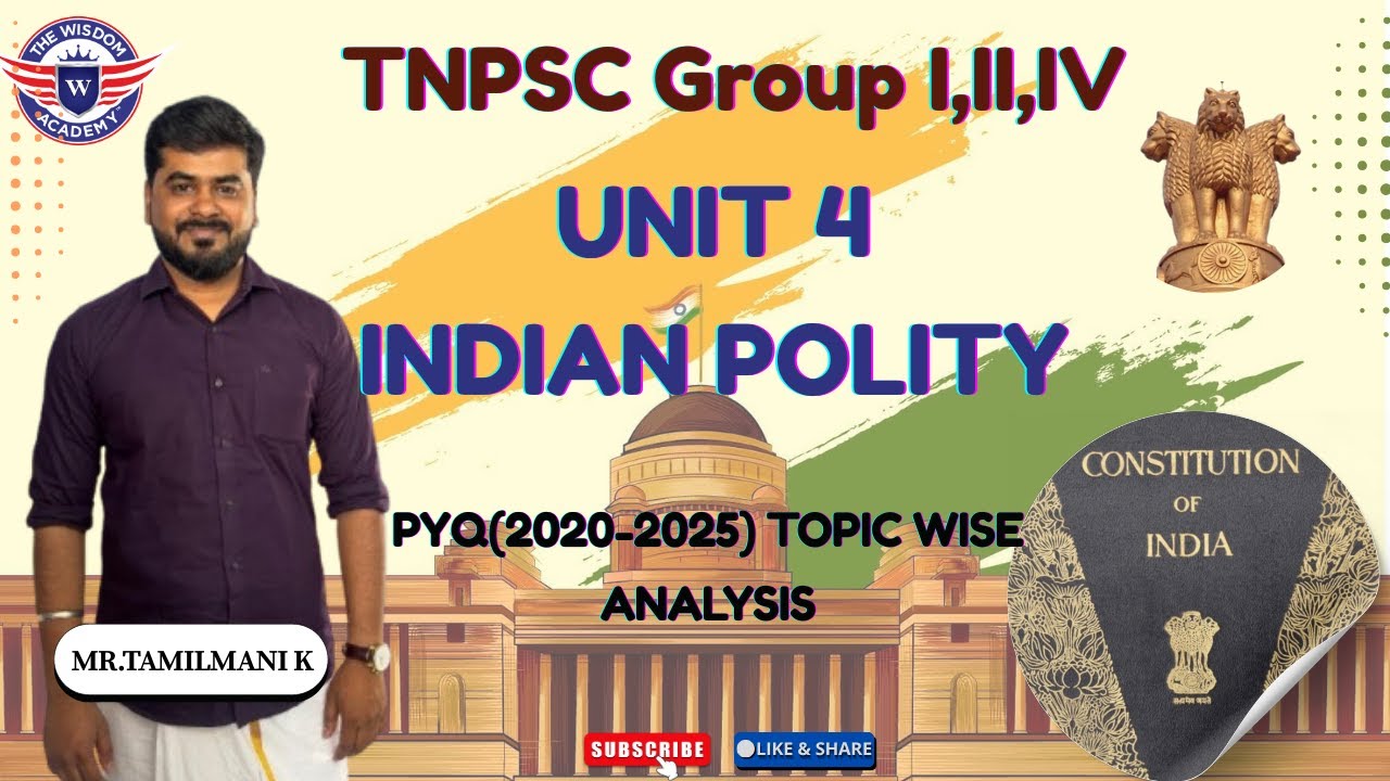 UNIT 4/POLITY/PYQ ANALYSIS (2020-2025)TNPSC/GROUP I,II,IV/15/15 CONFIRM/#tnpscexam #tnpscgroup4