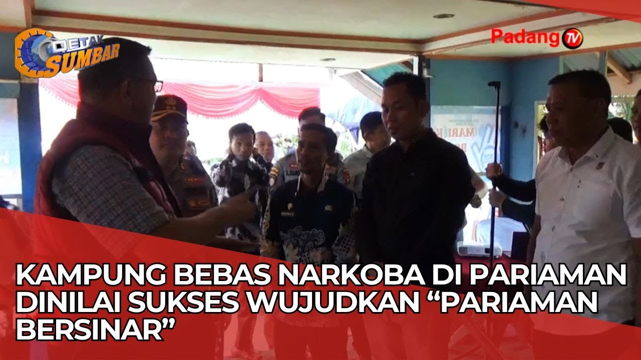 Kampung Bebas Narkoba di Pariaman Dinilai Sukses Wujudkan “Pariaman Bersinar”
