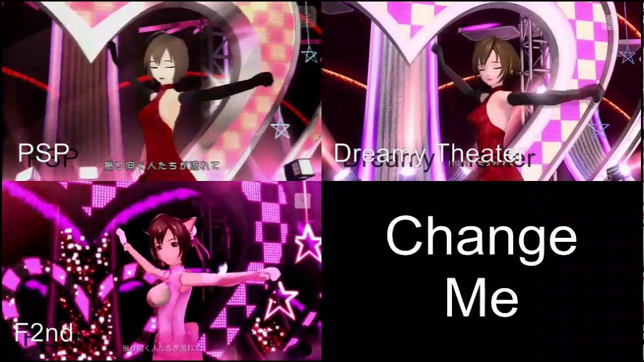 Change Me Project Diva F2nd [DLC] PV Comparison
