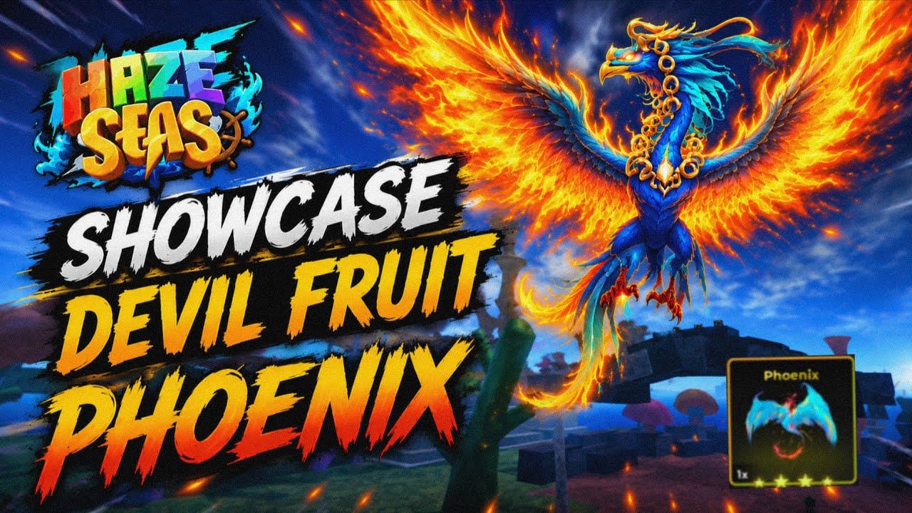 HAZE SEAS ROBLOX - SHOWCASE DEVIL FRUIT PHOENIX !!! 