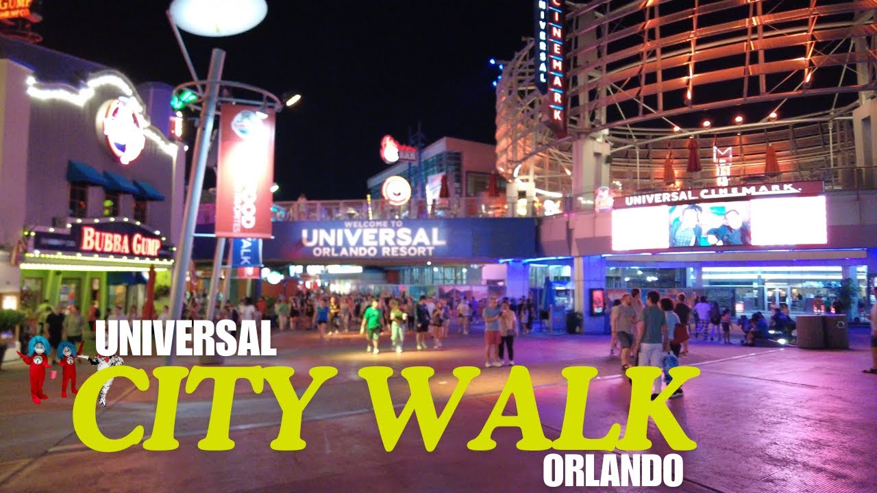 Universal CityWalk Orlando at Night Walking Tour - 08-20-2024