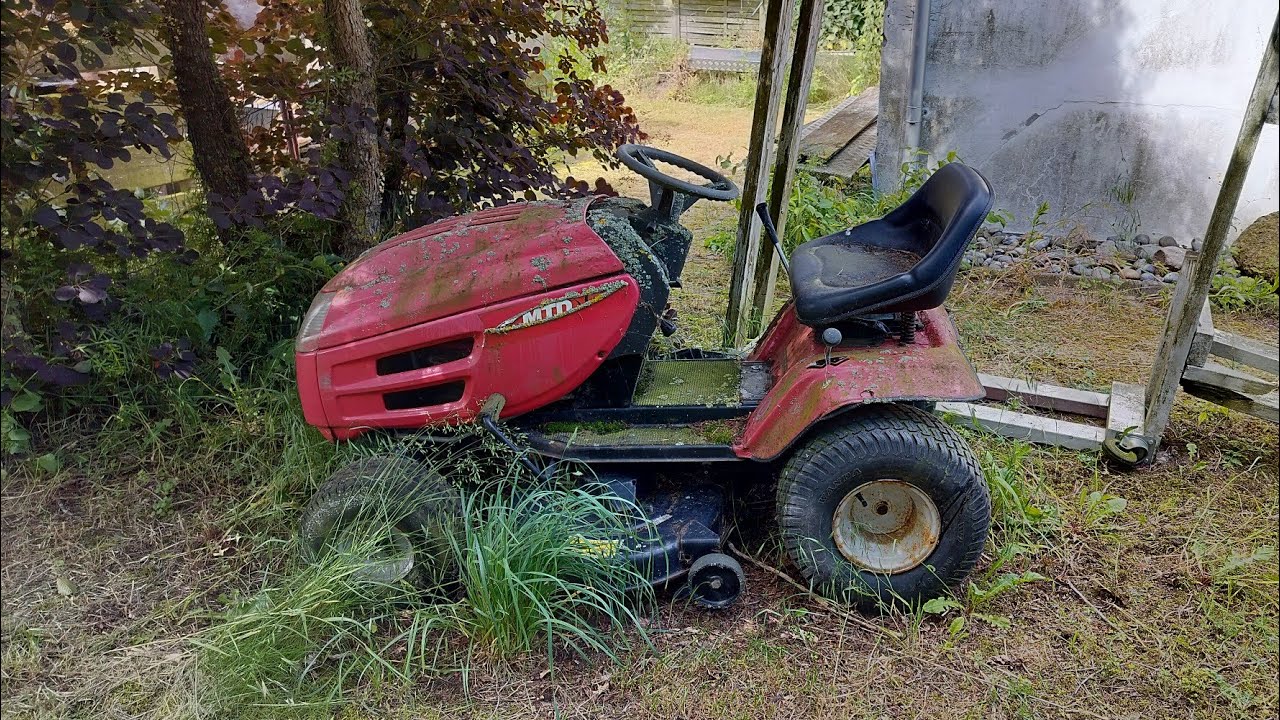 Du jamais vu! Elle me donne 100e pour débarrasser le tracteur tondeuse mtd 💰