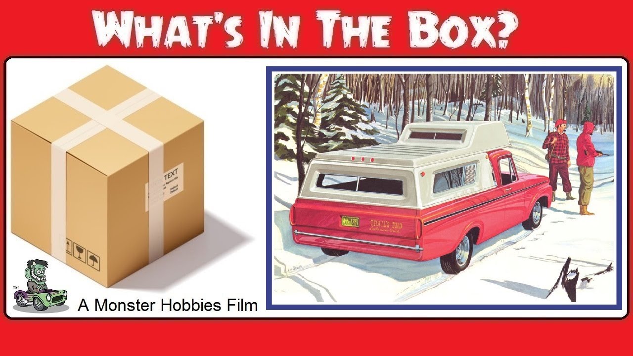 The New AMT 1963 Ford F-100 Pickup Truck With Camper - Now For Sale at Monster Hobbies Online