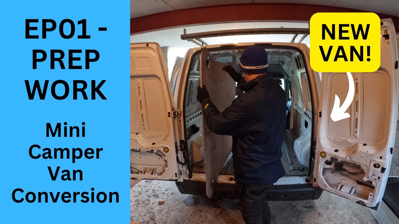 Mini Camper Van Conversion - EP01 Prep Work - Ford Transit Connect