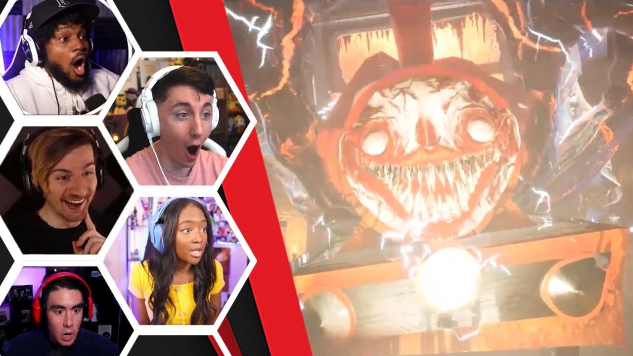 Lets Player's Reaction To Charles His Final Form (Hell Charles) - Choo Choo Charles