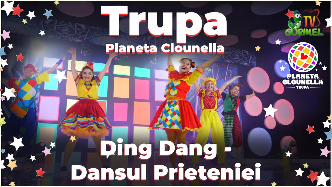 Planeta Clounella - Ding Dang ( Dansul Prieteniei ) | Cantece pentru Copii | Gurinel TV | Ding Dong