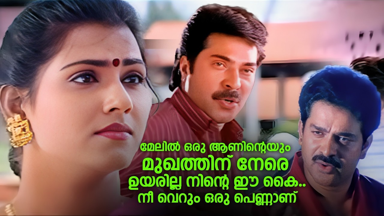 മേലിൽ ഒരു ആണിൻ്റെയും മുഖത്തിന് നേരെ ഉയരില്ല നിൻ്റെ ഈ കൈ..നീ വെറും ഒരു പെണ്ണാണ് |The King | Mammootty