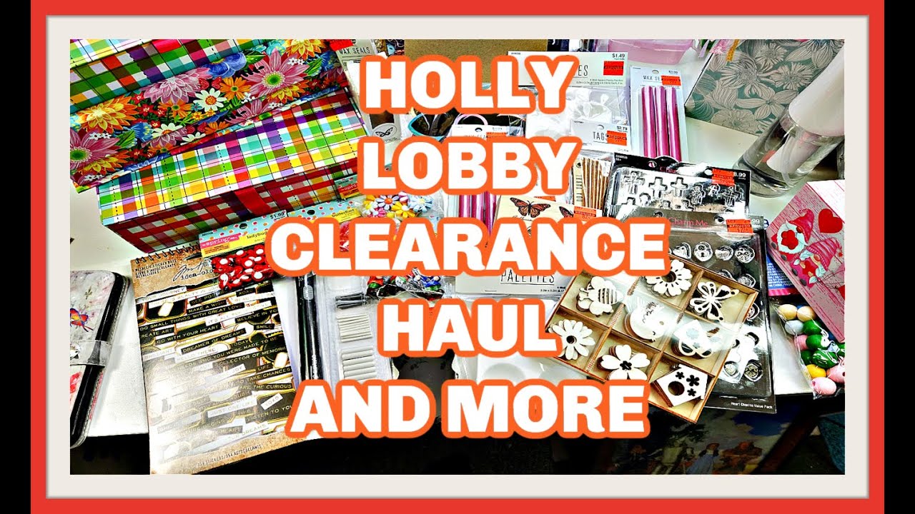 HOBBY LOBBY CLEARANCE HAUL AND SPRING 40% OFF