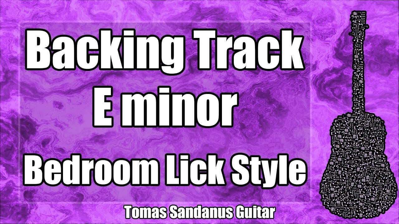 John Frusciante Style Backing Track in E minor Em - Bedroom lick Funk RHCP Guitar Backtrack Extended