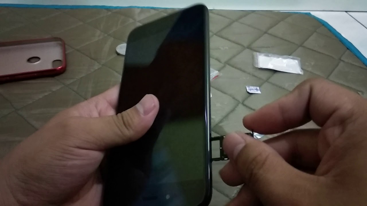 Tutorial Cara memasang dual simcard hybrid pada xiaomi mi a1/mi5x