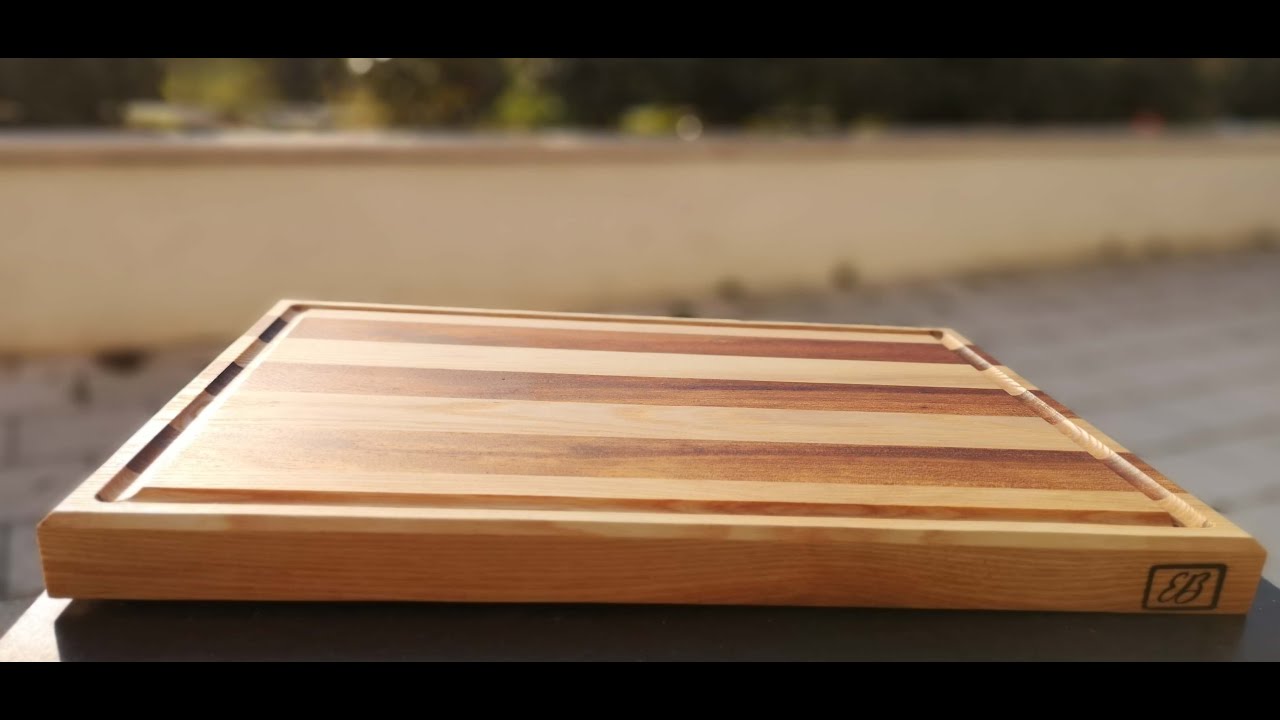 Tagliere in Legno di Noce e Frassino - Walnut and Ash wood cutting board