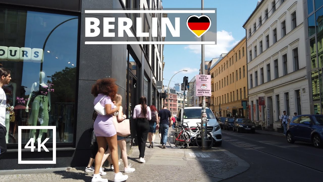 [4K] Day walk from Stadtmitte to Hackescher Markt, Berlin | Germany