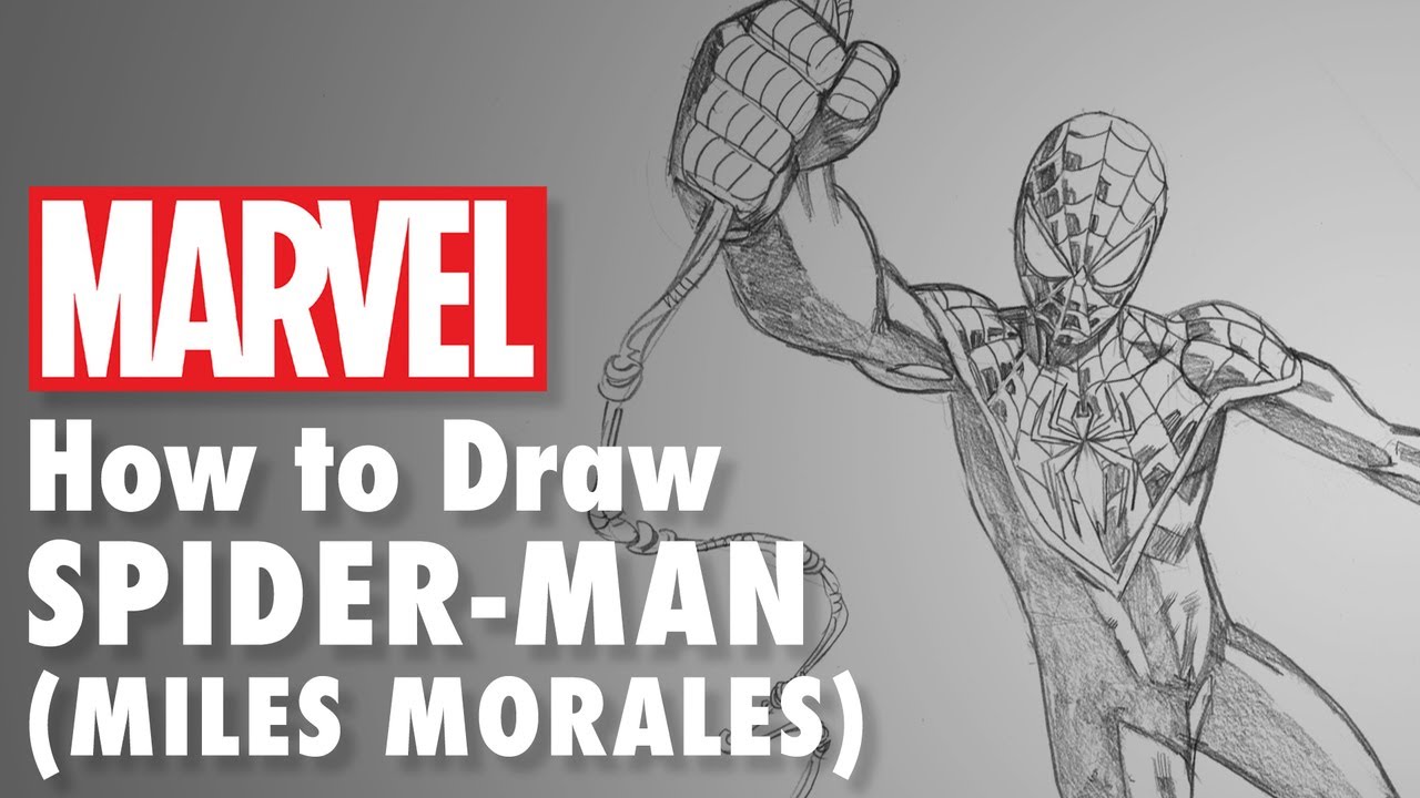 How to Draw Spider-Man (Miles Morales) with Mike Hawthorne! | En Español