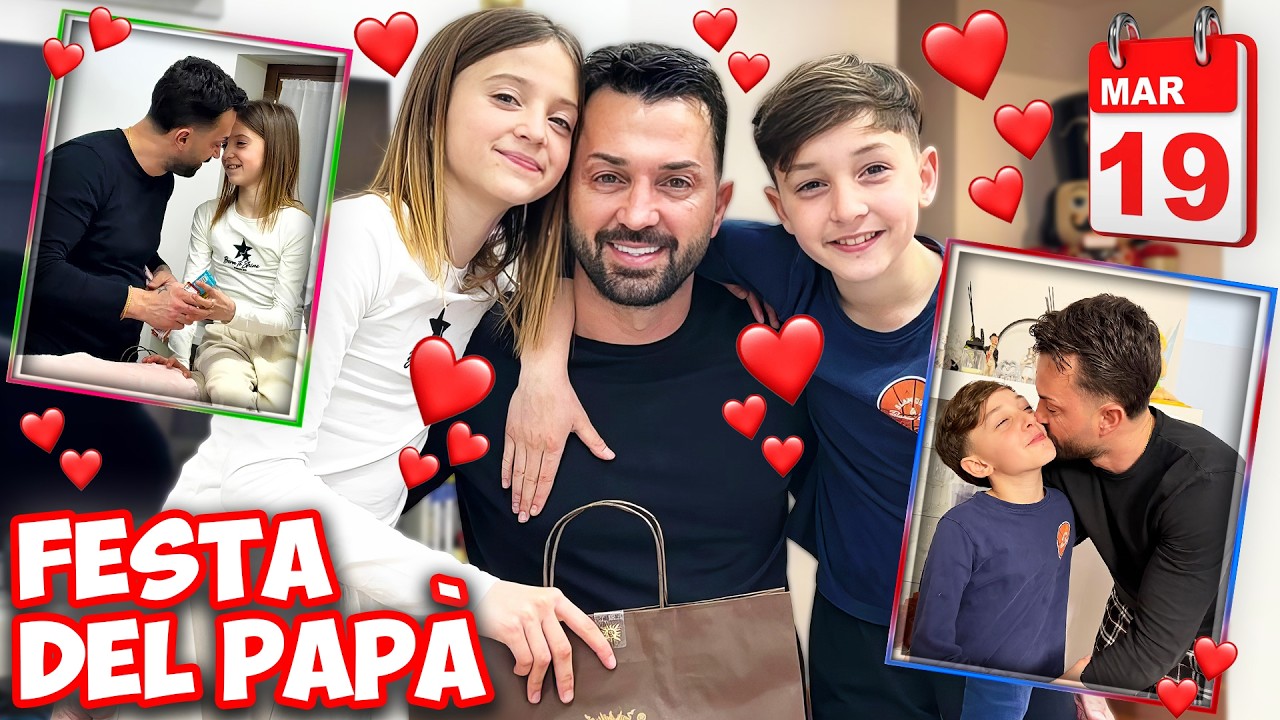 VLOGVI ! LA SORPRESA PER PAPAANTONIO PER LA FESTA DEL PAPA' , 19 MARZO 2026, CON REGALO A SORPRESA.