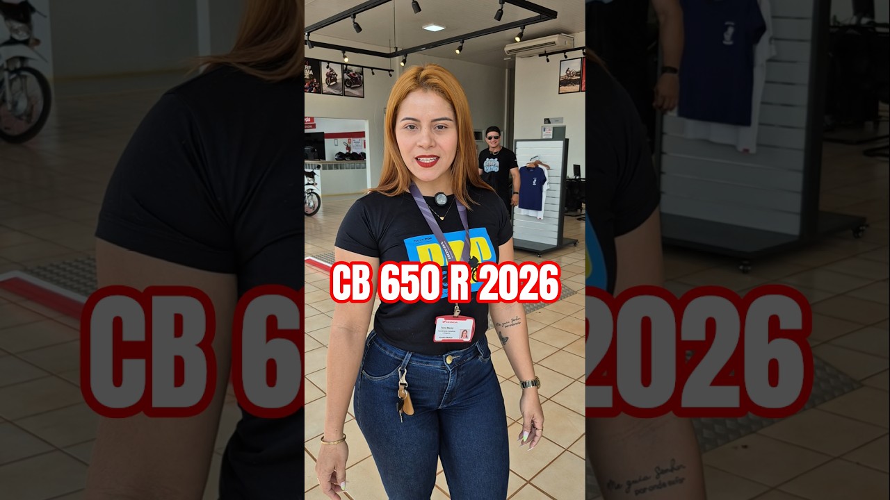 Nova CB 650R 2026 chegou !#Honda #CB650R2026 #NeoSportsCafe #QuatroCilindros  #RodaoMotos #NovaHonda