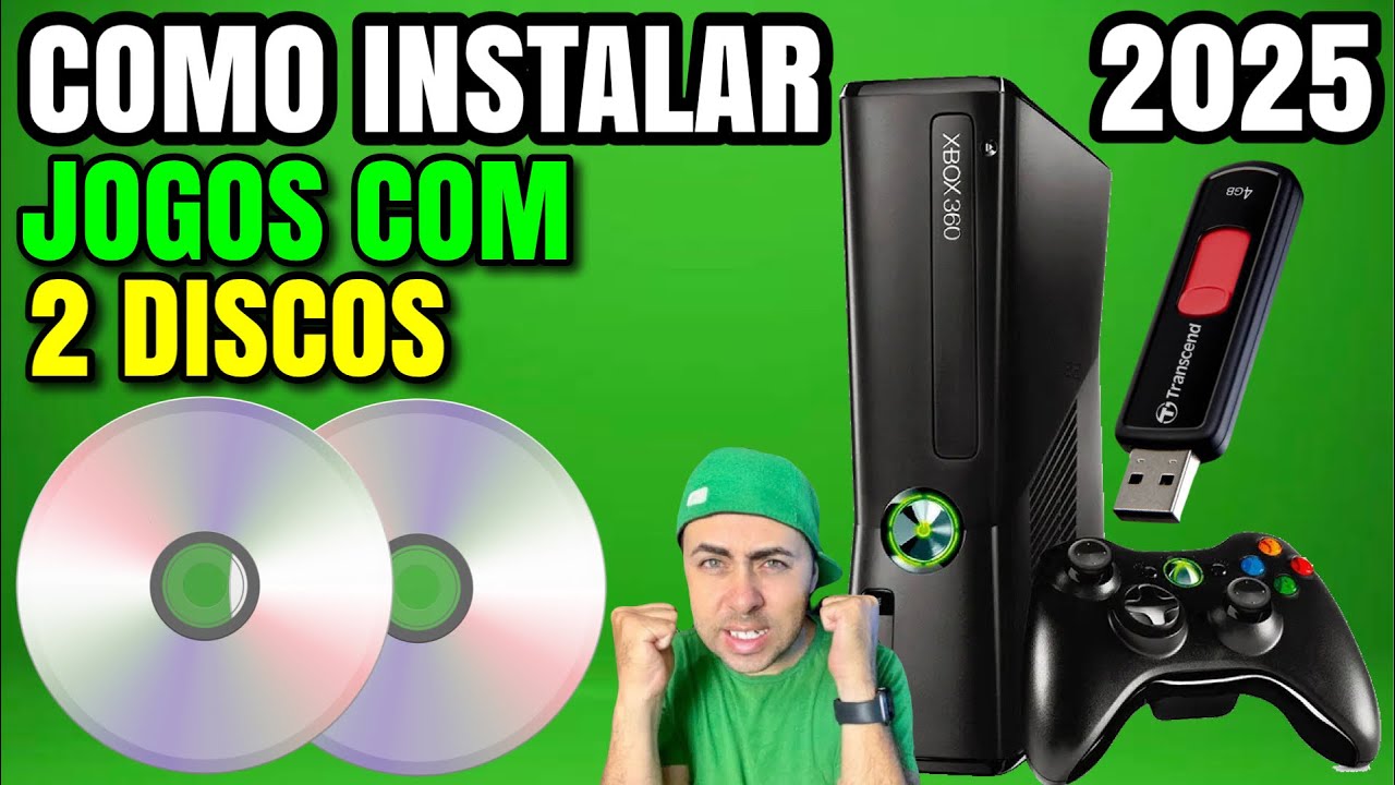 COMO INSTALAR jogos com 2 DVDS Xbox360 exploit/RGH