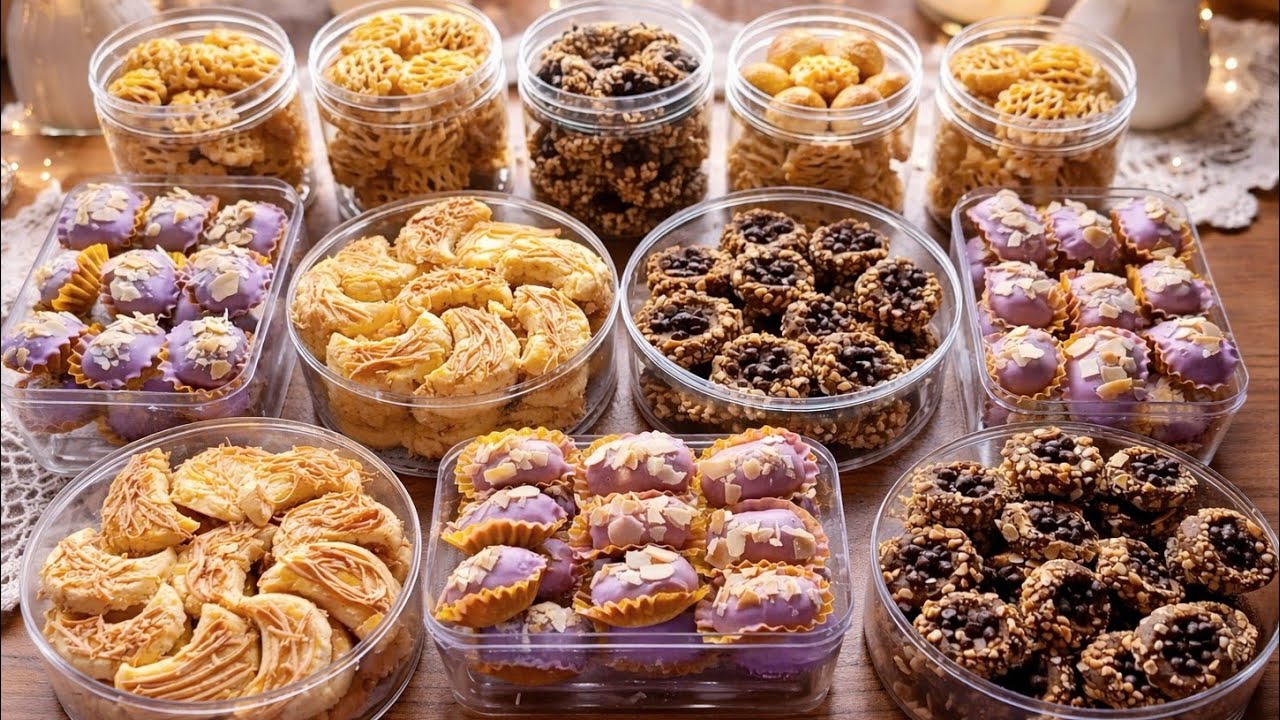Resep Kue Kering Lebaran Terbaru 2026 ‼️ 1 adonan dapat 12 toples kue kering dengan 4 VARIAN RASA
