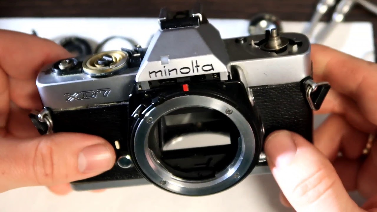 Analog Video 📷: Cover von XD-7 X-700 und SRT abnehmen und wieder drauf