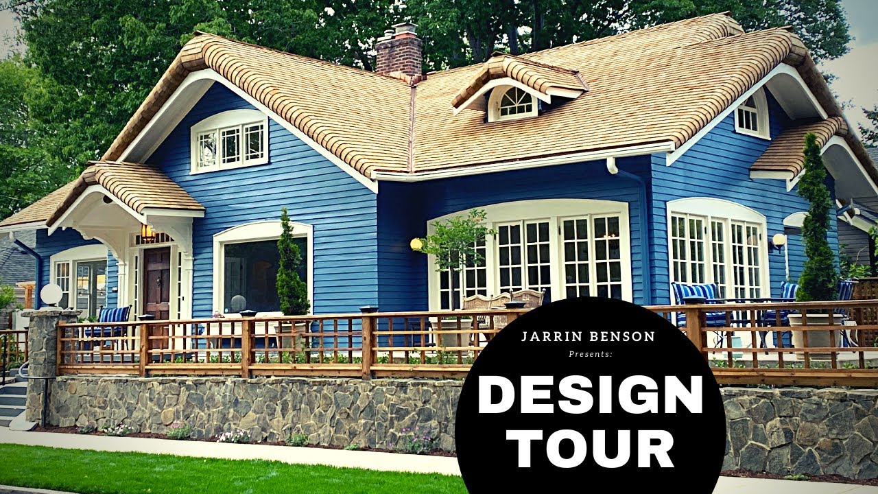 Luxury English Cottage renovation home tour in Portland, Oregon.
