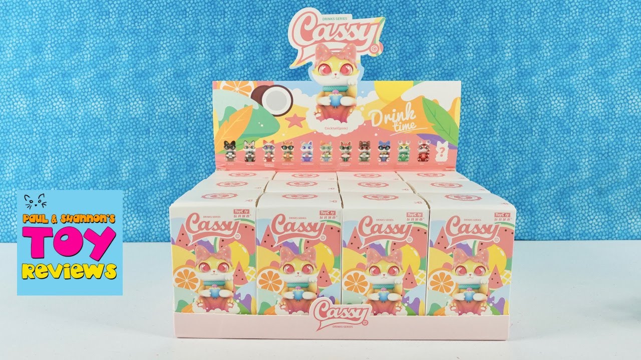 Cassy Drinks Series Time Blind Box Figure Opening Review | PSToyReviews