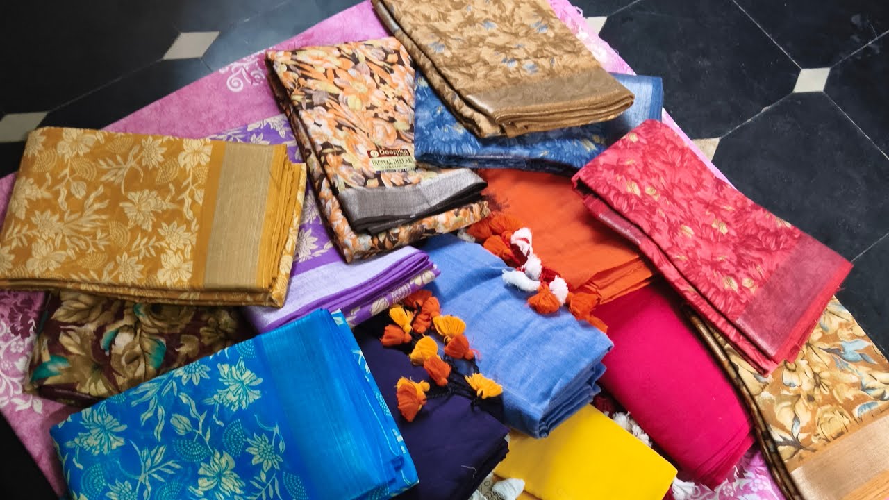 vasudha collections & vlogs 🤩💝 is live! online trending khadi cotton & linen cotton 🥻Don't miss it 🎉