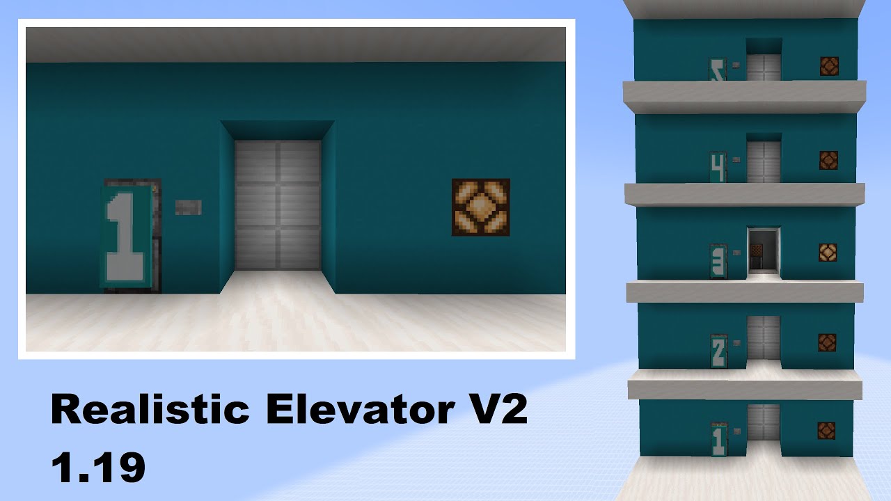 Minecraft Hyper Realistic Elevator 1.21