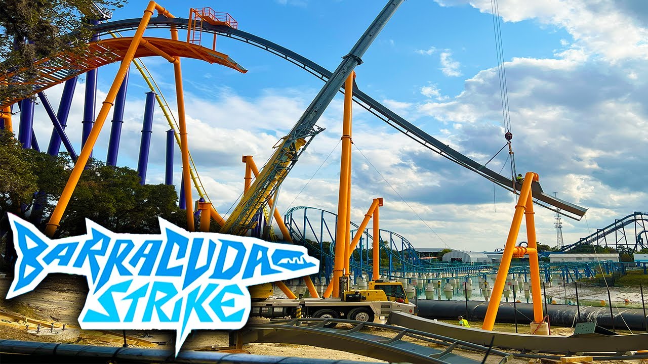 SeaWorld San Antonio Barracuda Strike FIRST DROP Update 11-20-2025