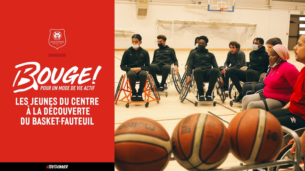 Bouge ! Les jeunes de l'Académie à la découverte du basket-fauteuil