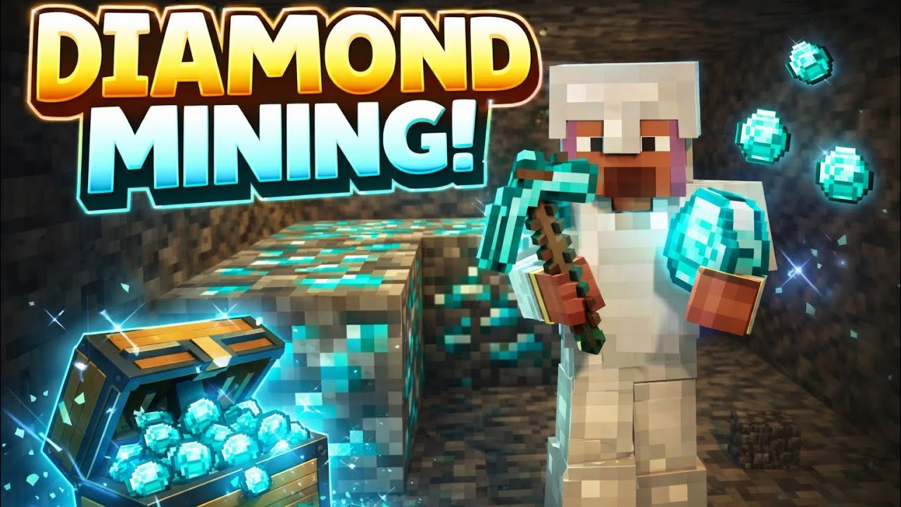 I found so many diamonds in my minecraft world😱😱🤔