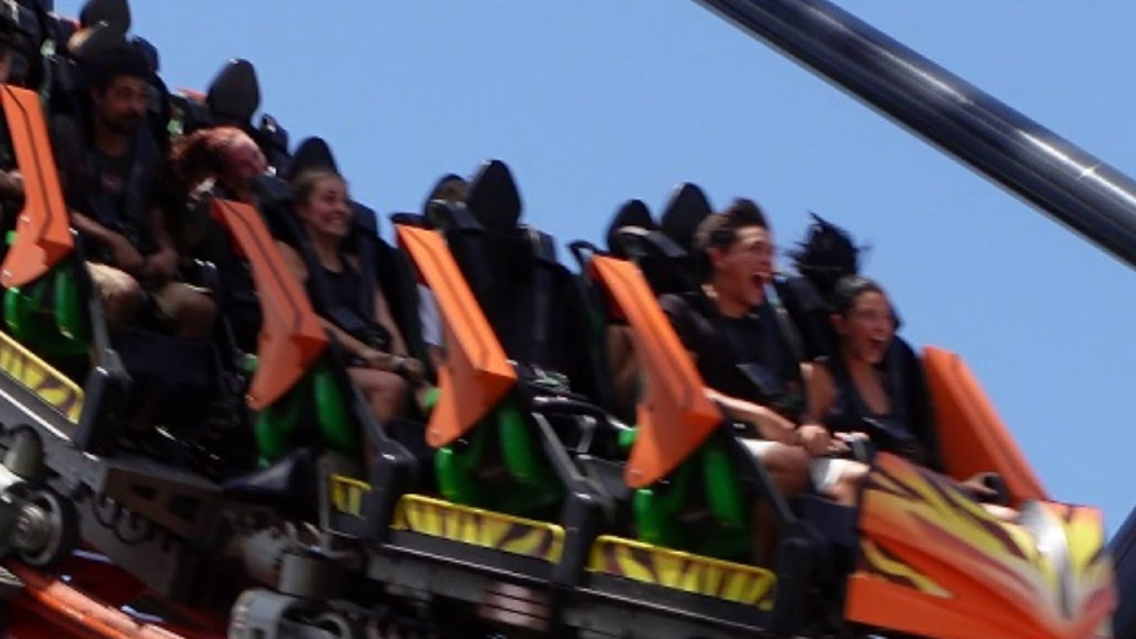 Tigris Roller Coaster Ride, Busch Gardens, Tampa Florida