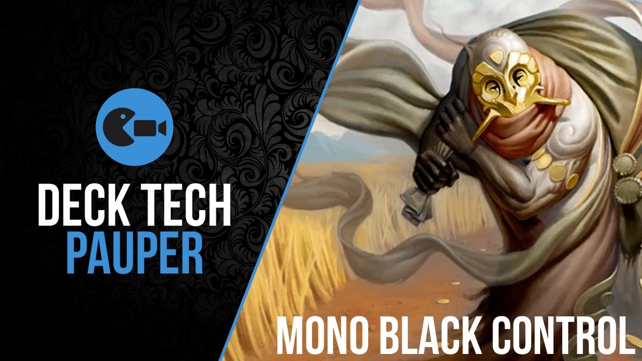 Deck Tech | Mono Black Control (Pauper) | Atualizado 2017!