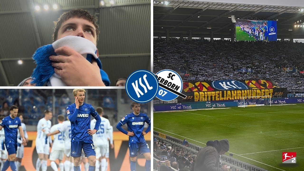 Sprachlos&hellip;😖😞 | Karlsruher SC - Paderborn | Stadionvlog | SechserMo