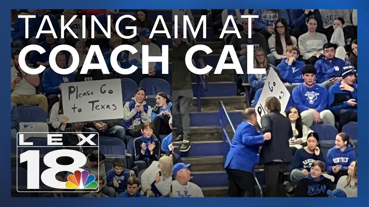 Fan escorted out of UK basketball game for 'Please go to Texas' sign