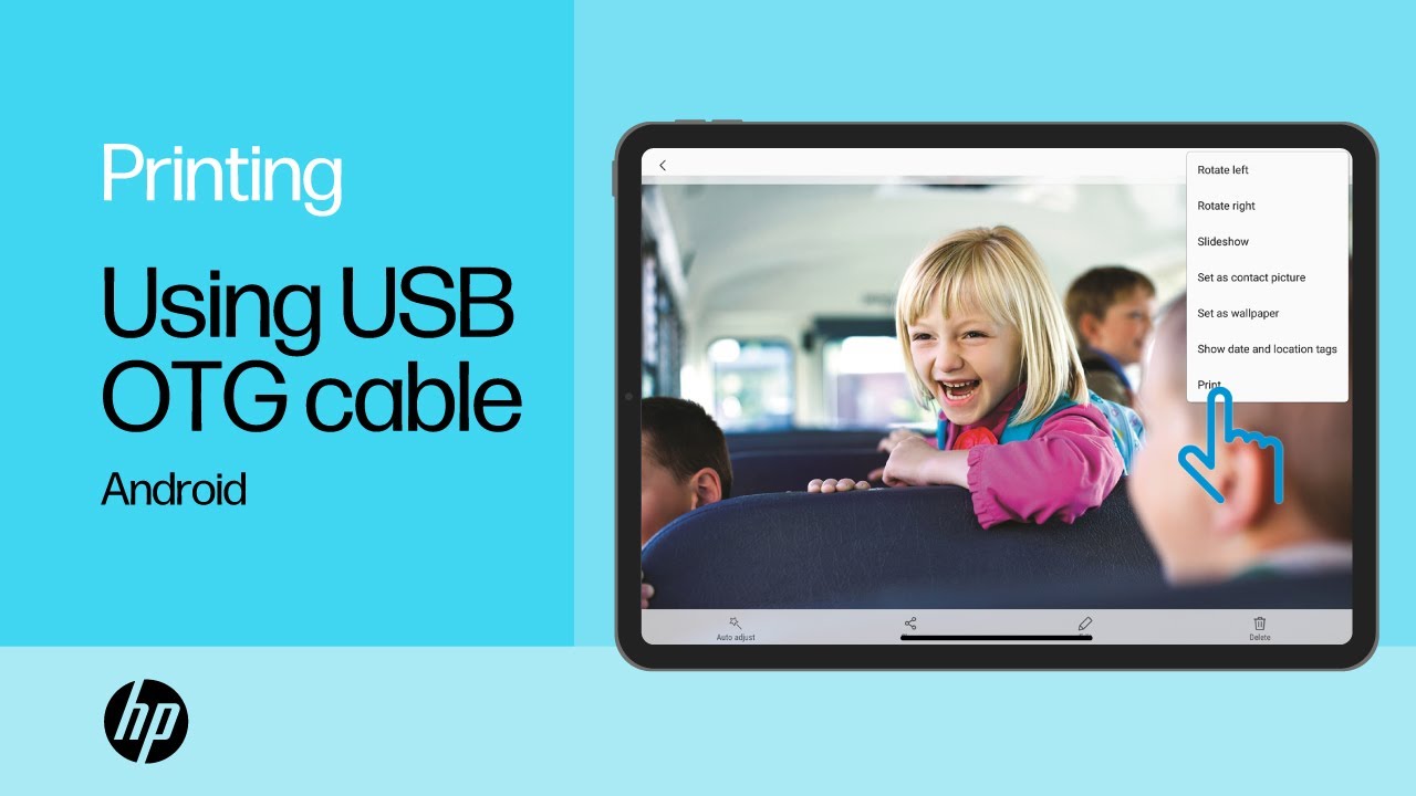 Print from Android to HP Printers Using a USB OTG Cable | HP Printers | HP Support