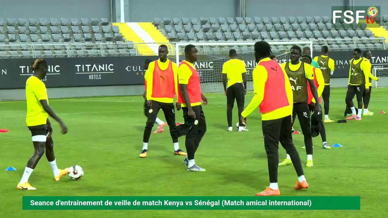 Derniers r&eacute;glages avant le match contre le Kenya