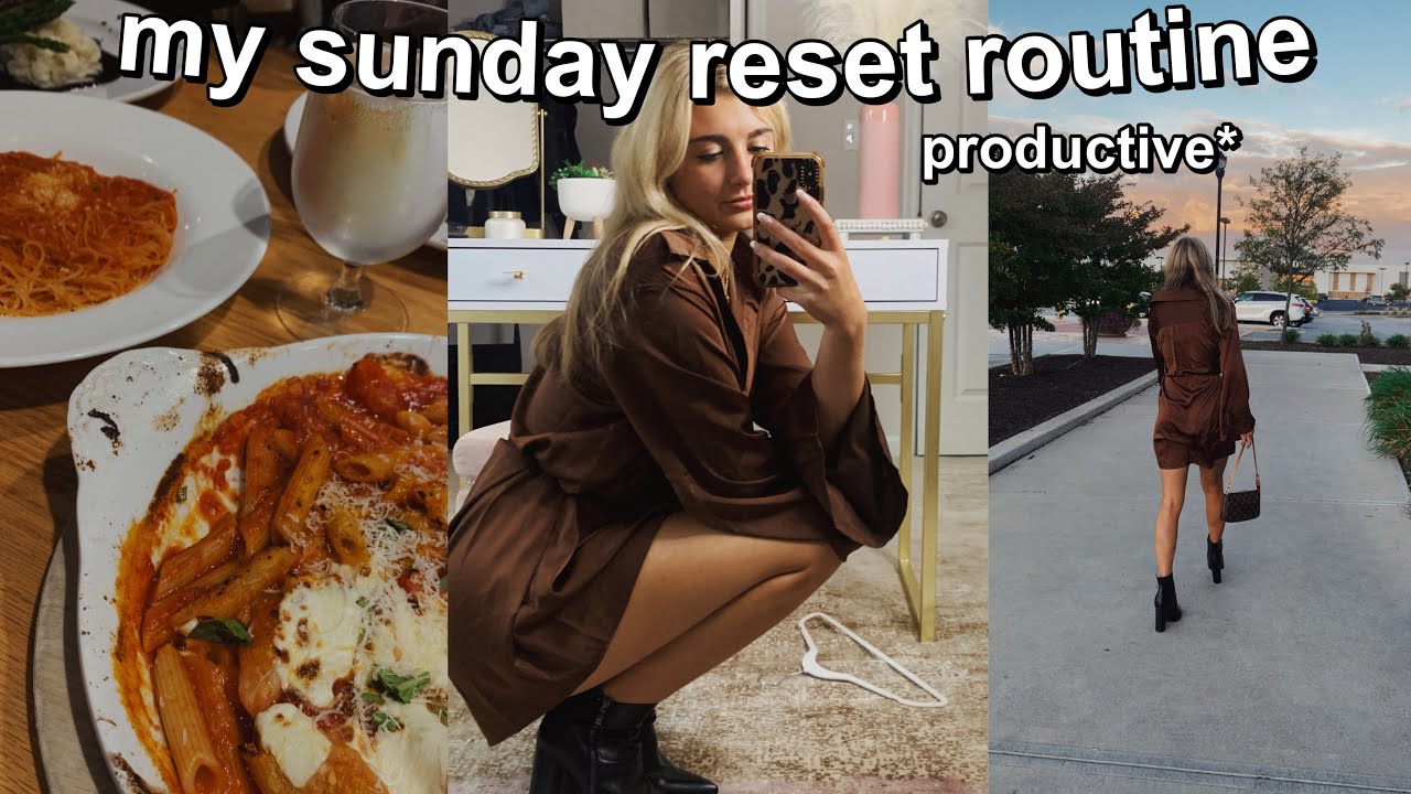 my sunday reset routine, CLEANING, WORKING, AND PRODUCTIVITY