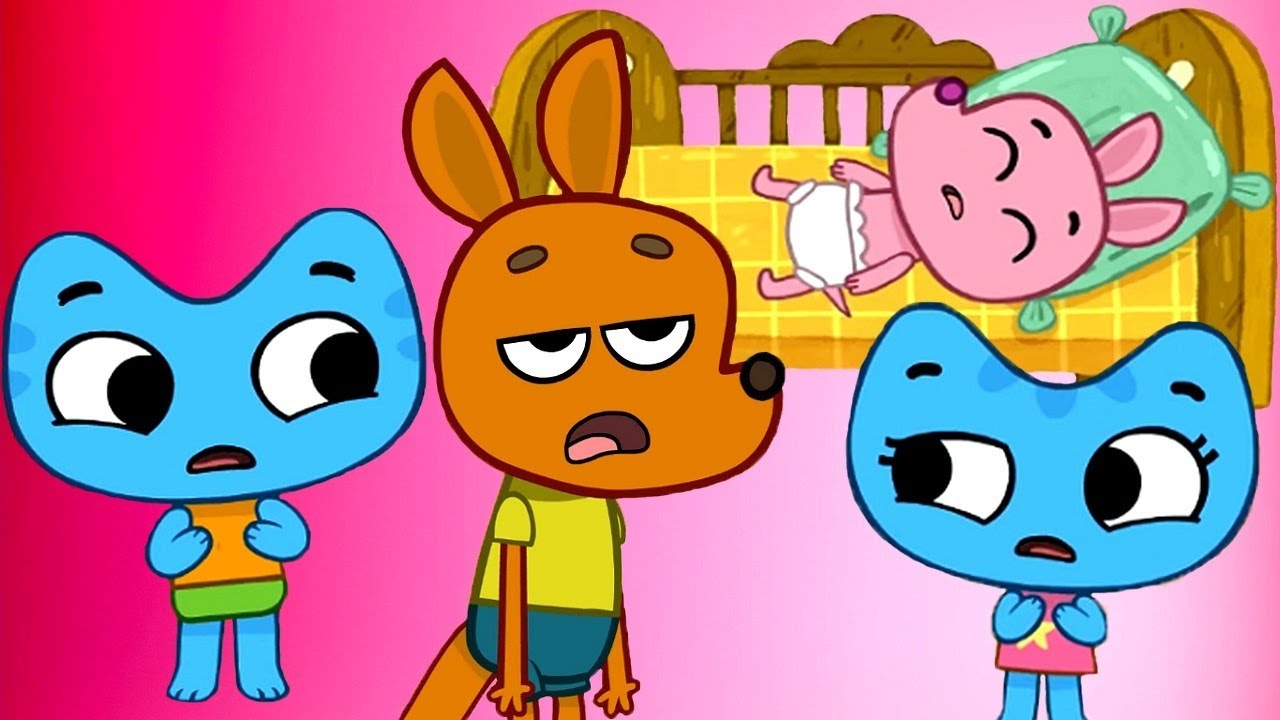 On a visit - Kit and Kate - Family Kids Cartoon