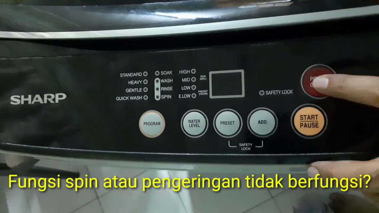 Spin | Pengering Mesin Basuh Problem | Rosak | Repair | Baiki Mesin Basuh Sendiri