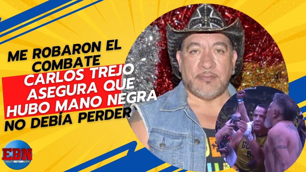 😱🥊 ME R0BAR0N EL C0MBATE 😯 Carlos Trejo asegura que hubo mano negra en RING ROYALE, no debía perder