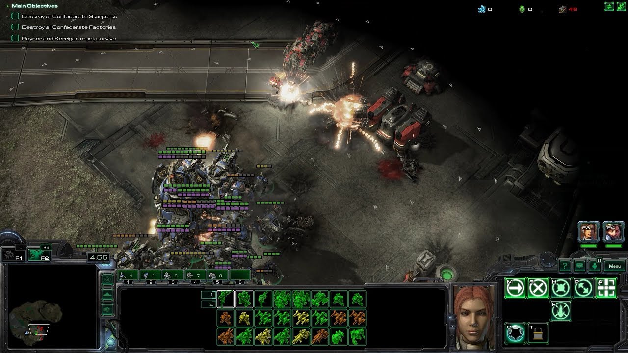 StarCraft: Mass Recall V7.0 Terran Campaign Mission 8s - Operation Silent Scream
