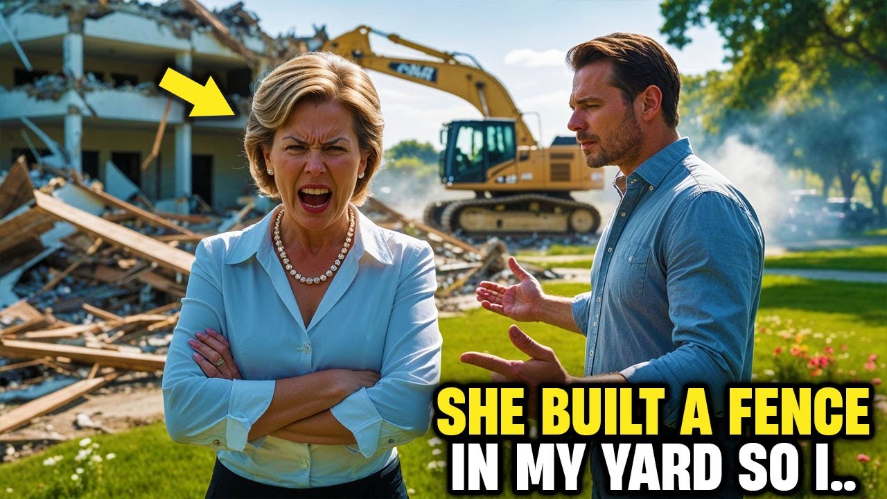 HOA Built A Fence Through My Yard, So I Bulldozed Their Office And Turned It Into A Huge Playground!