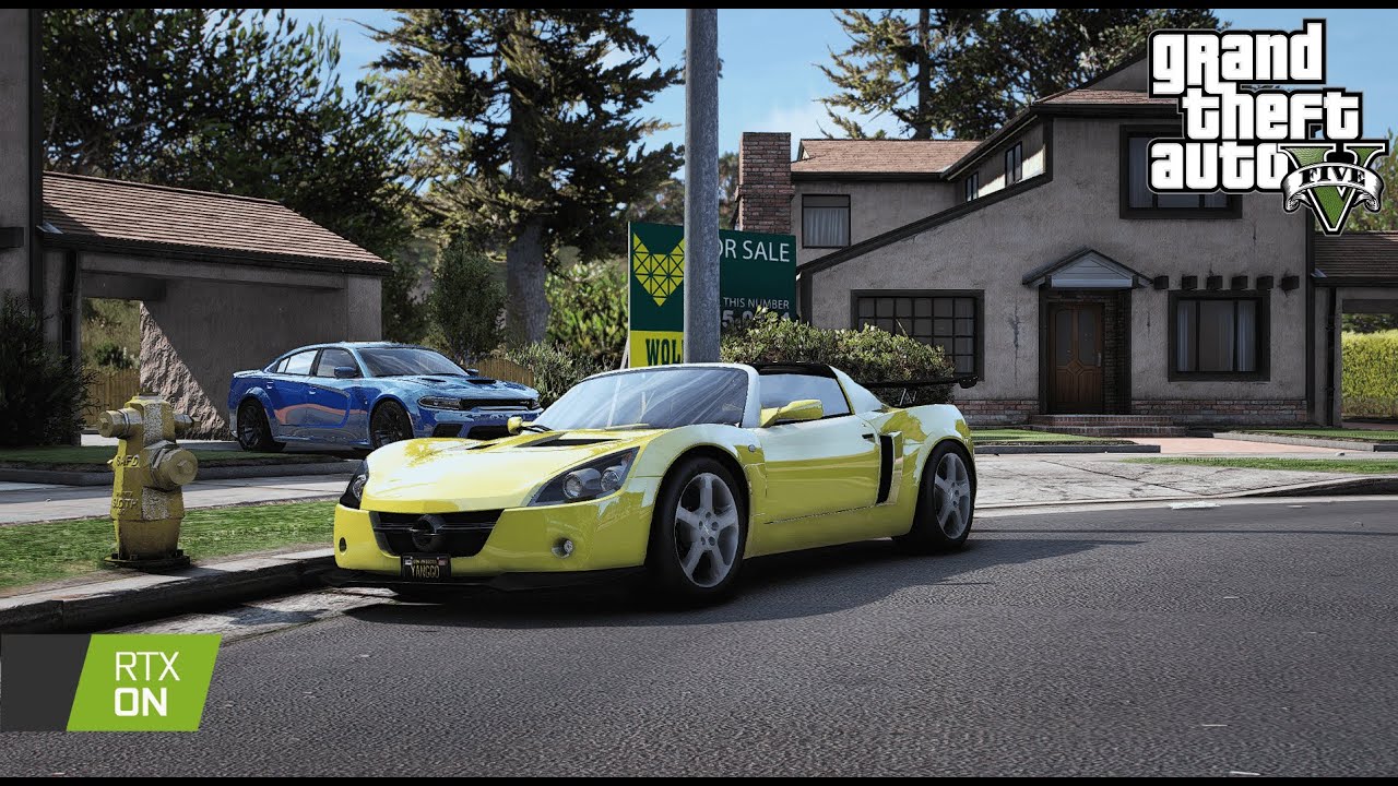 GTA 5 RTX On + Top Level Graphics Mod With Real Life - BMW 760 Limousine & Dodge SRT Hell Cat
