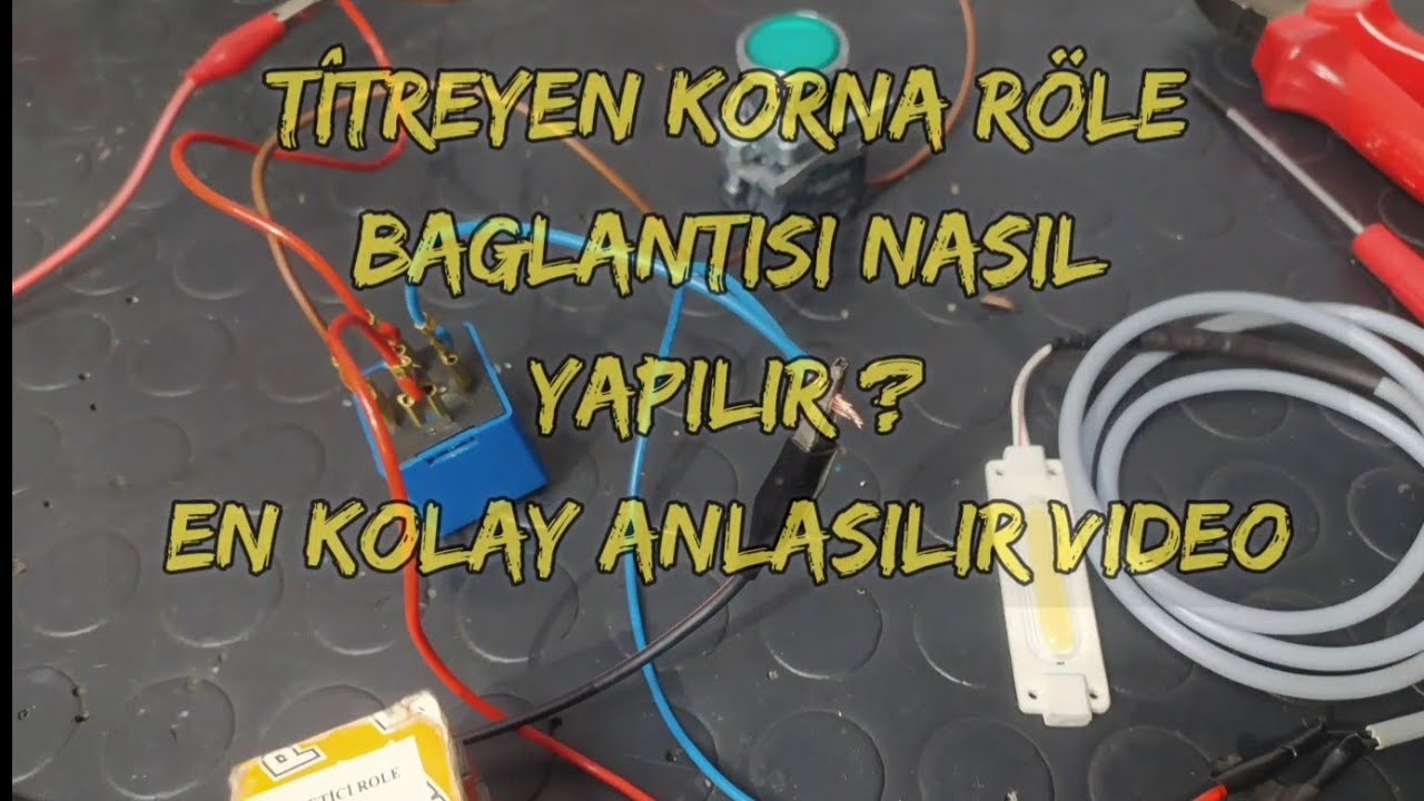TİTREYEN RÖLE BAĞLANTISI NASIL YAPILIR ? ( Kesici röle- Titreyen röle)