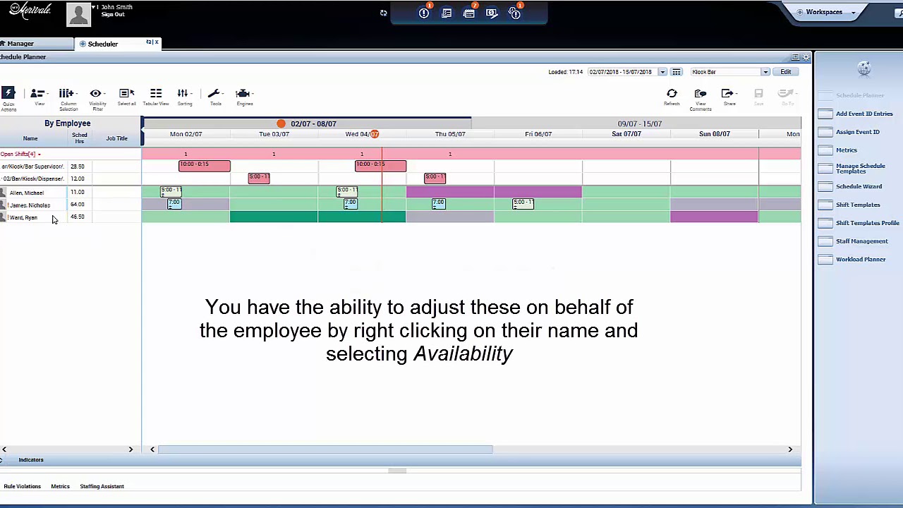 Kronos Scheduling - Scheduler Overview