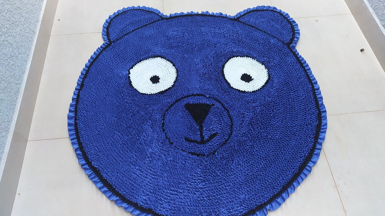 TAPETE URSO 🐻 1 MT #como #frufru #ursotapete frufru fácil