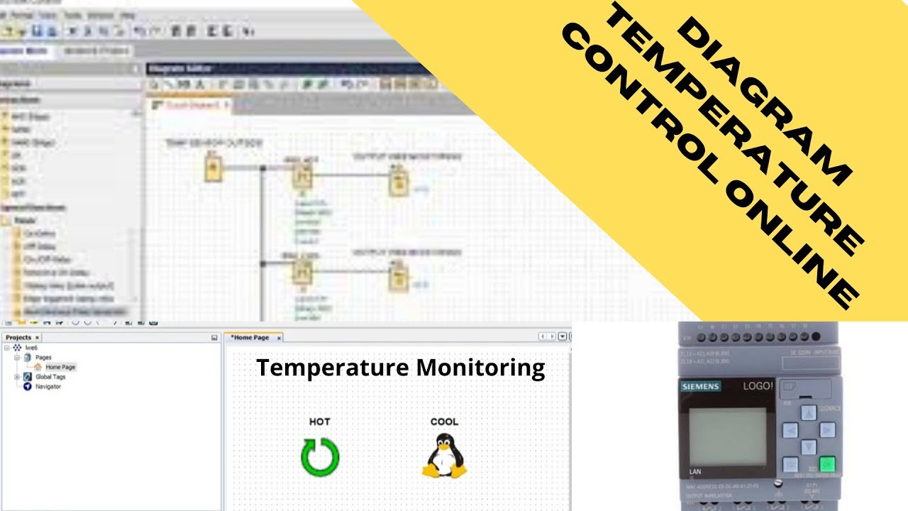 Temperature Control Online - Learn PLC Siemens Logo