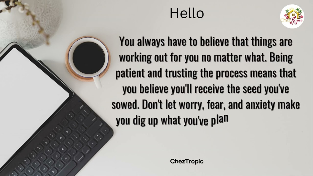Monday Thoughts